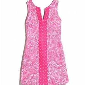 LILLY PULITZER Hot Pink Shift Dress Size 0